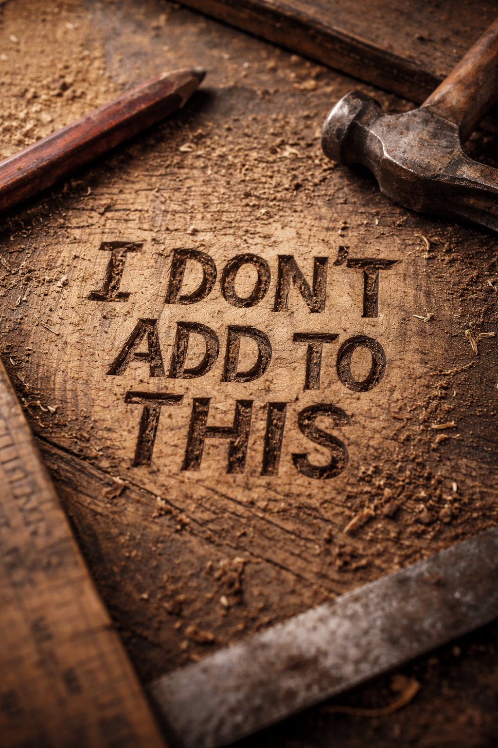 I Don’t Add To This
